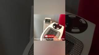 350W Wall Outlet Electric Small Space Heater - Review