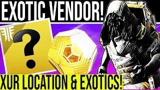 Destiny 2. XUR DLC EXOTIC VENDOR! Black Friday Sale. Xur Location & Exotic Armor 2.0. November 29
