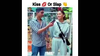 Kiss or Slap watch till end 