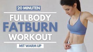 20 MIN HIIT ABNEHM Workout  Ganzkörper FATBURN Workout | stehend - ohne Equipment | Tina Halder