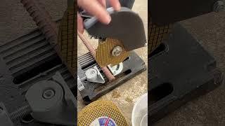 Angle grinder metal cutting disc that does not collapse or explode #woodworking #viralvideo