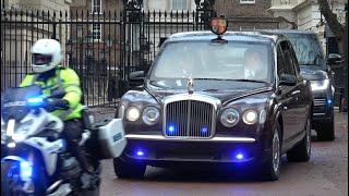 King Charles’ two-car Motorcade Escorted To & From Buckingham Palace Ahead Of Christmas 