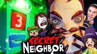 Er öffnet die LEVEL 3 NACHBAR TÜR!  Secret Neighbor (Hello Neighbor MULTIPLAYER)