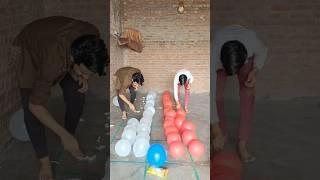 गुब्बारे फोड़ना, Fun Family Game ||  #shorts #ytshorts #trending # #viral #youtube #familyfun