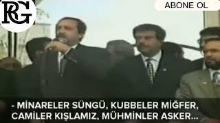 Minareler süngü...