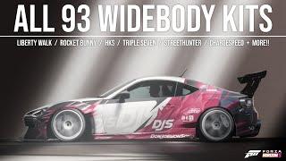 Forza Horizon 5 - ALL 93 WIDEBODY KITS IN FORZA HORIZON 5!!