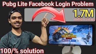 pubg lite facebook login problem