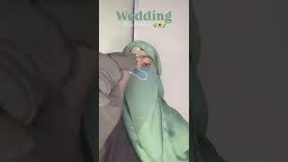 Wedding hijab tutorialFollow @aleesha_bangash for more videos #fyp #viral #hijabi #muslimah #fyp