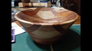 Rag'n'Bone Brown's Bowl Without a Lathe Challenge - Yep, Another Scrollsaw Bowl