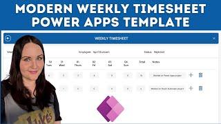 Master Your Time with the Modern Weekly Timesheet Power Apps Template