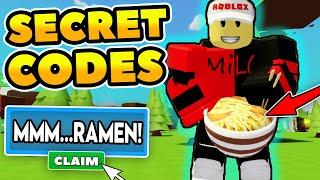 ALL NEW RAMEN SIMULATOR CODES - Roblox