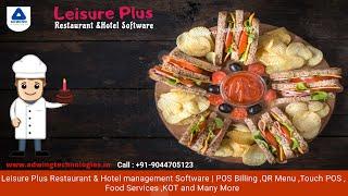 Hotel & Restaurant Software|Restaurant with Leisure Plus #hotelsoftware #adwingtechnologies #viral