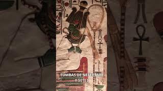  Las tumbas de Nefertari y Seti las más hermosas #shorts