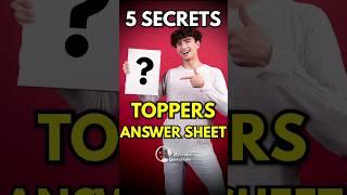 How Toppers Present Answer Sheet  5 Secrets Revealed #examtips #studytips #exam