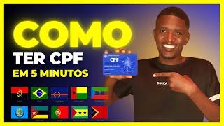 Como criar CPF gratuitamente em Angola, Moçambique, Cabo Verde|2023! Parte 01