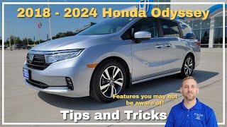 2023 - 2024 Honda Odyssey Tips and Tricks | Hidden Features that the salesperson may forget to share