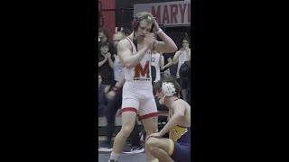 All Pinning from Braxton Brown vs. John HILDEBRANDT | Big Ten Wrestling