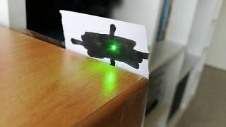 Simple double slit experiment at home