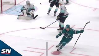 Sharks' Mikael Granlund And Macklin Celebrini Find The Back Of The Net In Under A Minute