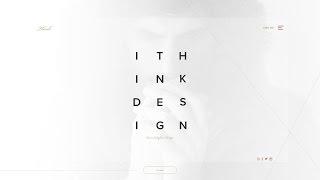 Web Design Speed Art - Modern Portfolio in Adobe Xd