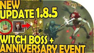 NEW UPDATE 1.8.5 - NEW WITCH BOSS + HEAD, ANNIVERSARY EVENT- Last Day On Earth Survival Update 1.8.5