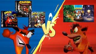 Original Trilogy  N. Sane Trilogy (DIFFERENCES) [Crash Bandicoot]