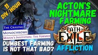 [POE] Dumbest map in POE can provide 11 div/hour - Acton's Nightmare Farming