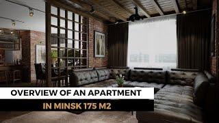 Overview of an apartment in Minsk 175 m2 // Completed projects