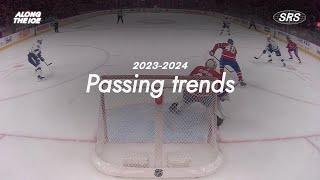 Passing Trends from the 2023-24 NHL Season