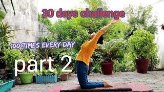 (part 2 )30 days challenge  for weight lose [shweta Tyagi yoga mom] #fitness #healthtips #fitindia