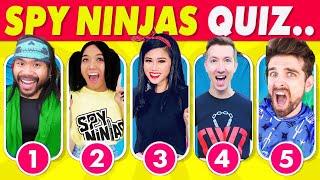 Spy Ninjas Quiz #4!  Chad Wild Clay, Vy Qwaint, Daniel, Regina, Melvin #spyninjas