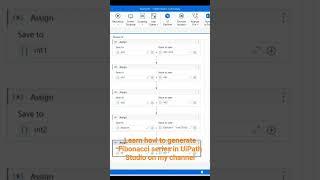 Learn how to generate Fibonacci series in UiPath Studio on my channel