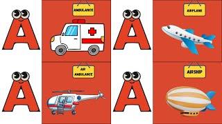 ABC Vehicles Song  | A to Z Vehicles for Kids | Fun Learning Adventure | #abcd #kids