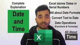 Microsoft Excel - DATE and TIME Complete Explanation | Tech n Share