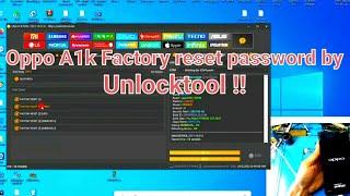 Oppo A1k Factory reset password by Unlocktool !!