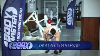 bodymaster : Тяга гантели к груди