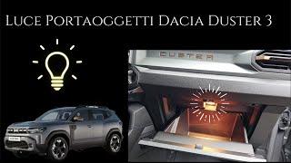 INSTALLAZIONE LUCE PORTAOGGETTI DACIA DUSTER MK3