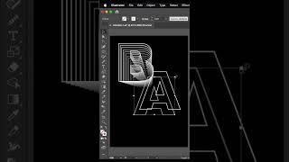 3D Text Repeat Effect  #designtutorial #shorts #shortsvideo #ytshorts #shorts #shortsviral
