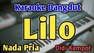 LILO - KARAOKE || NADA PRIA COWOK || Versi Dangdut Jaipong || Didi Kempot || Live Keyboard