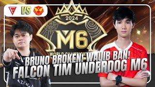 BRUNOOO GILA BANGETT!! FALCON TIM UNDERDOG DIM6! GG BANGET. FALCON VS SRG M6