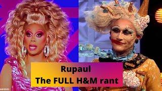 RuPaul - Full H&M rant