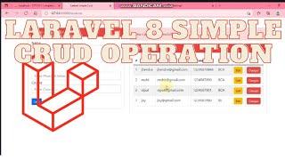 Laravel 8 Crud Step By Step For Beginners In Hindi With Laravel Eloquent | And Make Crud Application