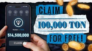 Unlock the Secret to GET FREE 100 000 TON COINS – Available to Everyone Now!