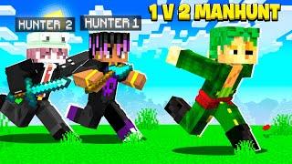 Minecraft Speedrunner VS 2 Hunters