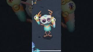 Красивая игра глазами нового монстра Нервидение/my singing monsters