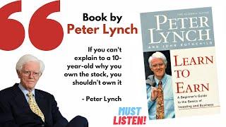 Learn to Earn A Beginners Guide | by Peter Lynch | Full #Audiobook | Value Investing Book