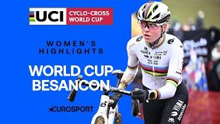 Faultless Win!  | 2024 UCI Cyclocross World Cup Besancon Women's Highlights