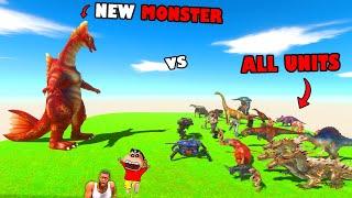SECRET NEW MONSTER vs SHINCHAN and CHOP ALL UNITS in Animal Revolt Battle Simulator
