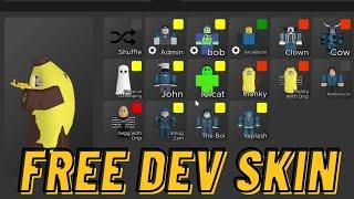 HOW TO GET FREE DEV SKINS IN 'ARSENAL' (100% WORKS)  ROBLOX ARSENAL