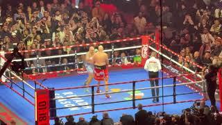 Usyk vs Fury Round 12 crowd reaction #boxing #usykfury2